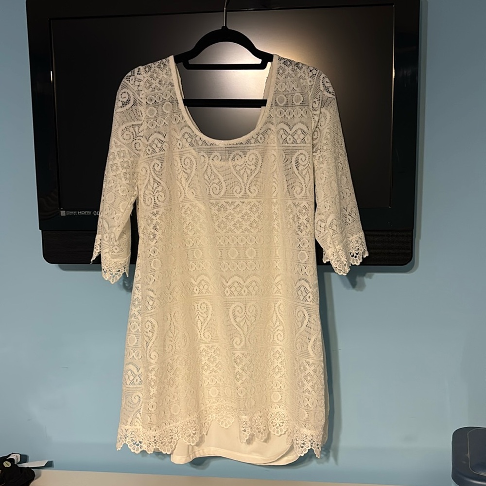 White Lace Dress